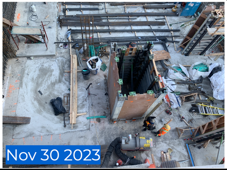 December 2023 construction update