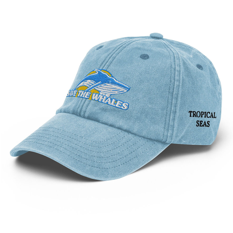 Miniatura: Vintage Save the Whales Hat