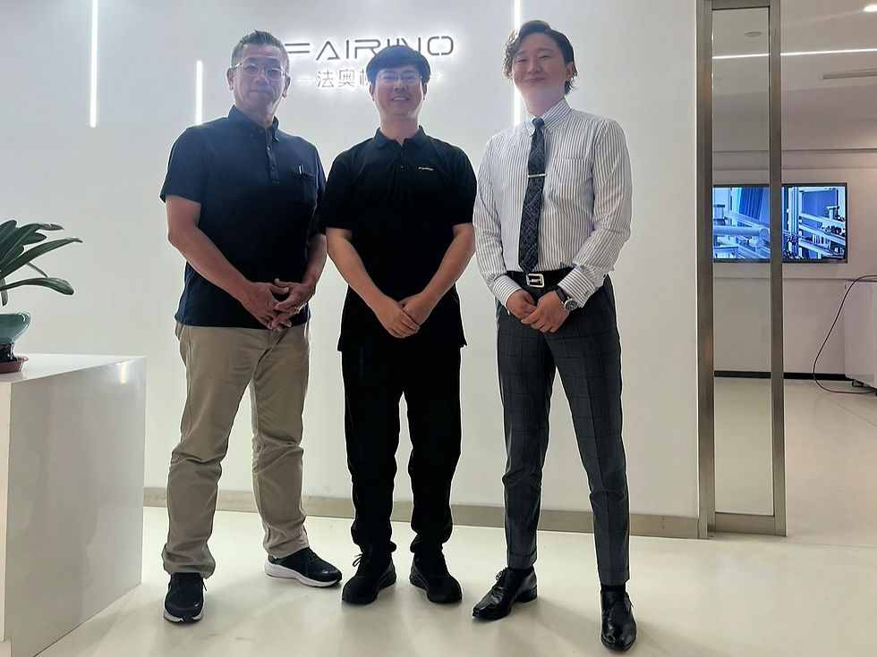 中国のFAIR Innovation社での集合写真