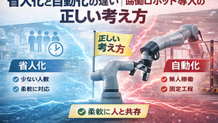 省人化と自動化の違いとは?協働ロボット導入で失敗しない正しい考え方