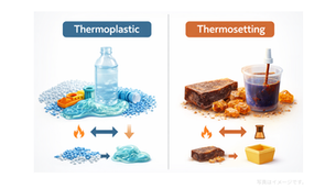樹脂とは?プラスチックとの違いから熱可塑性・熱硬化性の特徴まで解説
