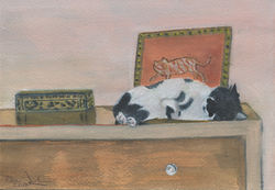 Gaïa sur la commode