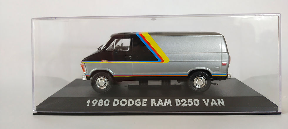 Miniatura: Furgoneta Dodge Ram B250 Van 1980 (Green) 1/43