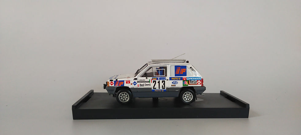 Miniatura: Fiat Panda 4x4Parigi Dakar 1984 Giraudo (Bruum) 1/43