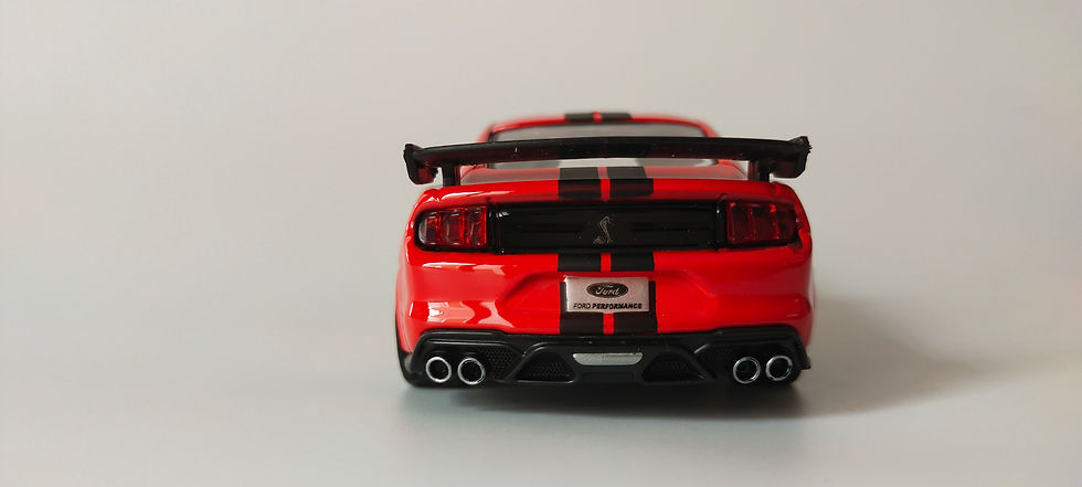 Miniatura: Ford Mustang Shelby GT500 2020 (Burago) Rojo 1/32