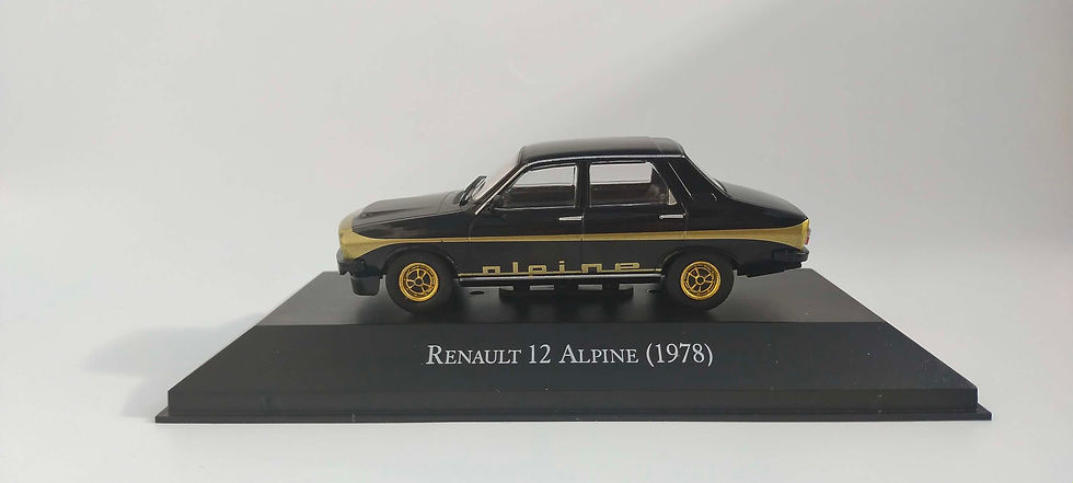 Miniatura: Renault 12 Alpine 1978 (Atlas) Negro 1/43