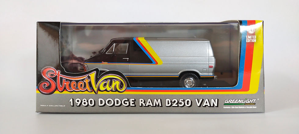 Miniatura: Furgoneta Dodge Ram B250 Van 1980 (Green) 1/43