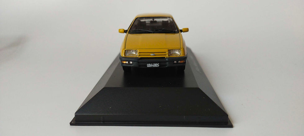 Miniatura: Ford Sierra L 1984 (Atlas) Amarillo 1/43