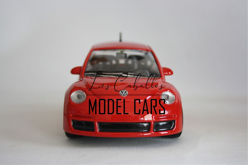 Miniatura: Volkswagen New Beetle RSI (Burago) Rojo 1/24