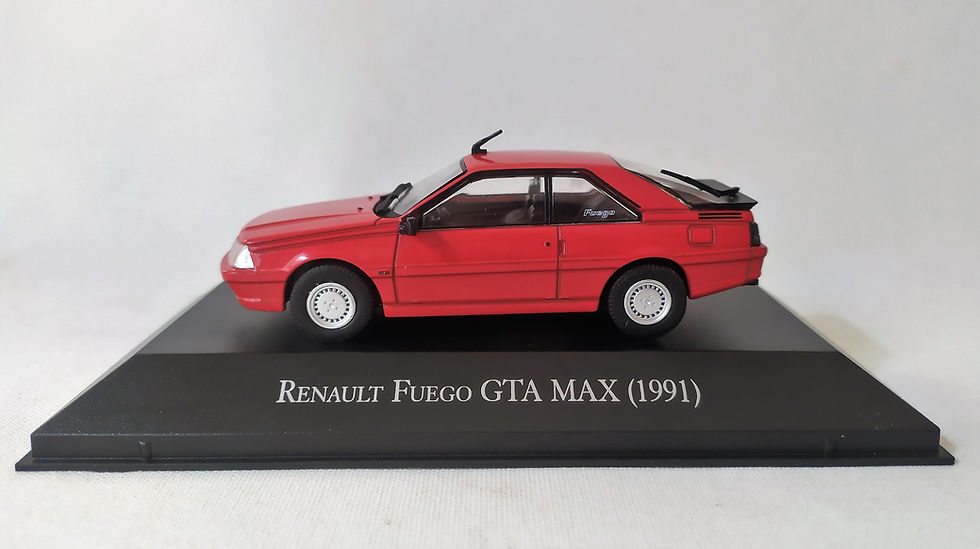 Miniatura: Renault Fuego GTA MAX 1991 (Atlas) Rojo 1/43