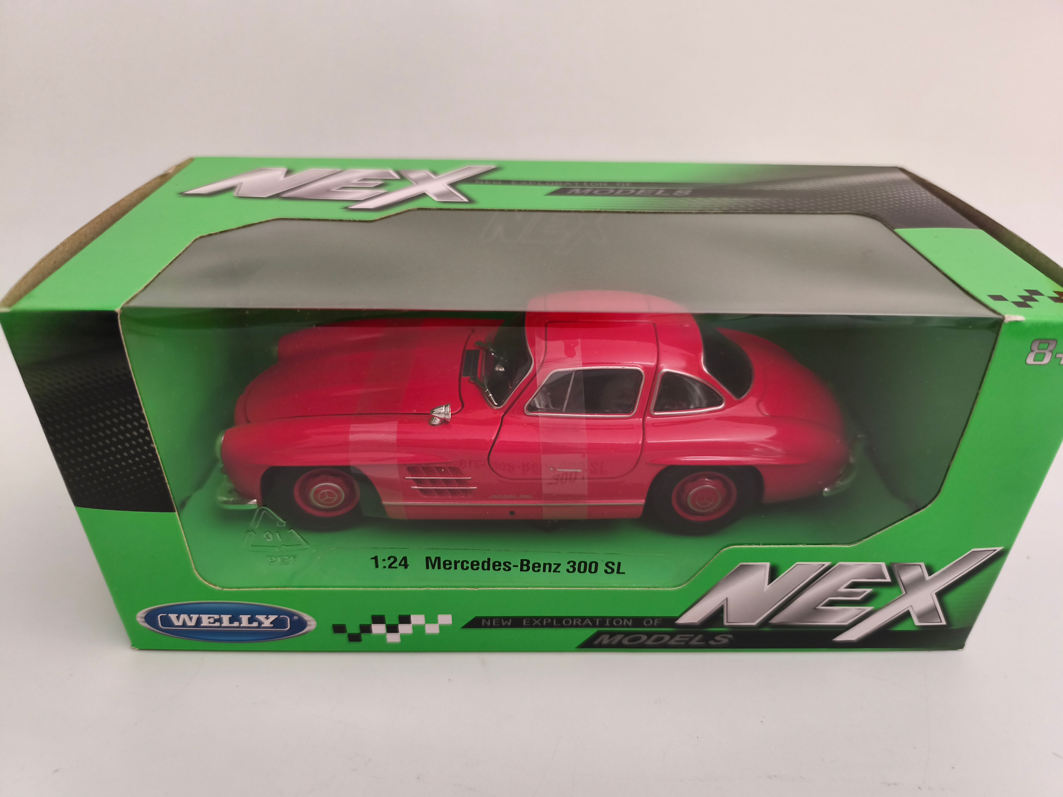 Mercedes-Benz 300 SL (Welly) Rojo 1/24