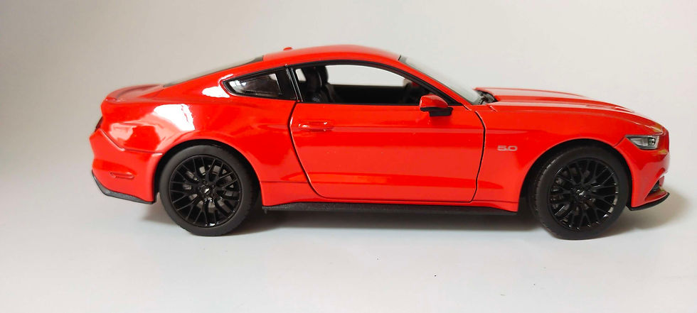 Miniatura: Ford Mustang GT 2015 (Welly) Rojo 1/24