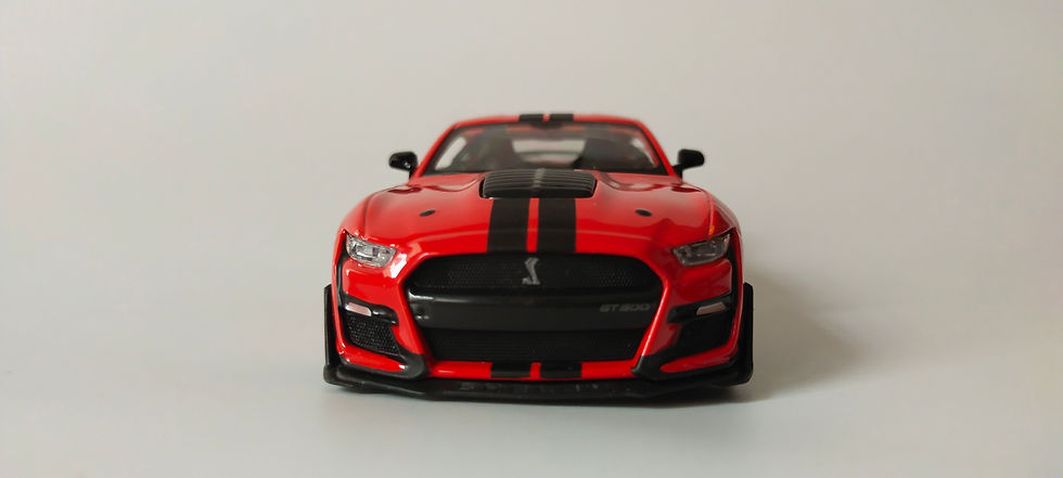 Miniatura: Ford Mustang Shelby GT500 2020 (Burago) Rojo 1/32