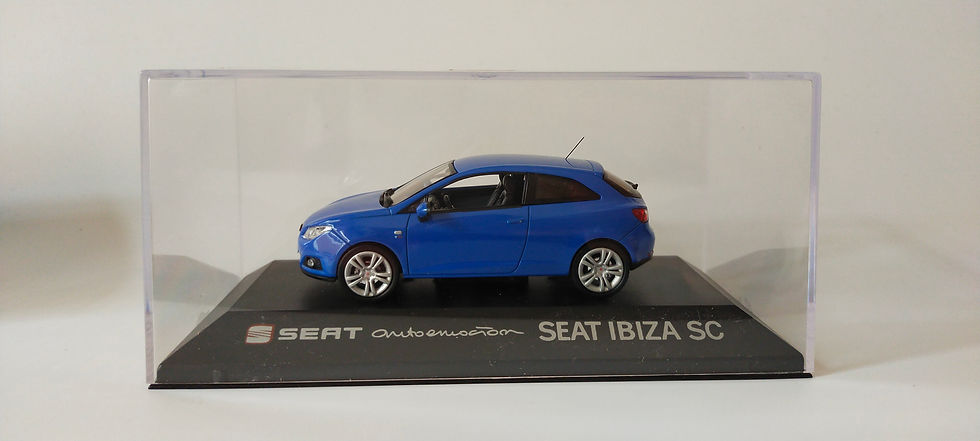 Miniatura: Seat Ibiza SC 2013 (Schuco) Azul 1/43