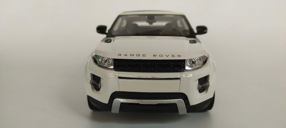 Miniatura: Land Rover Range Rover Evoque (Welly) Blanco 1/24
