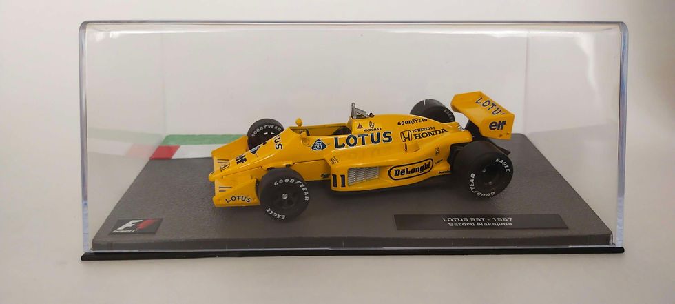 Miniatura: Fórmula 1 Lotus 99T 1987 Satoru Nakajima (Atlas) 1/43