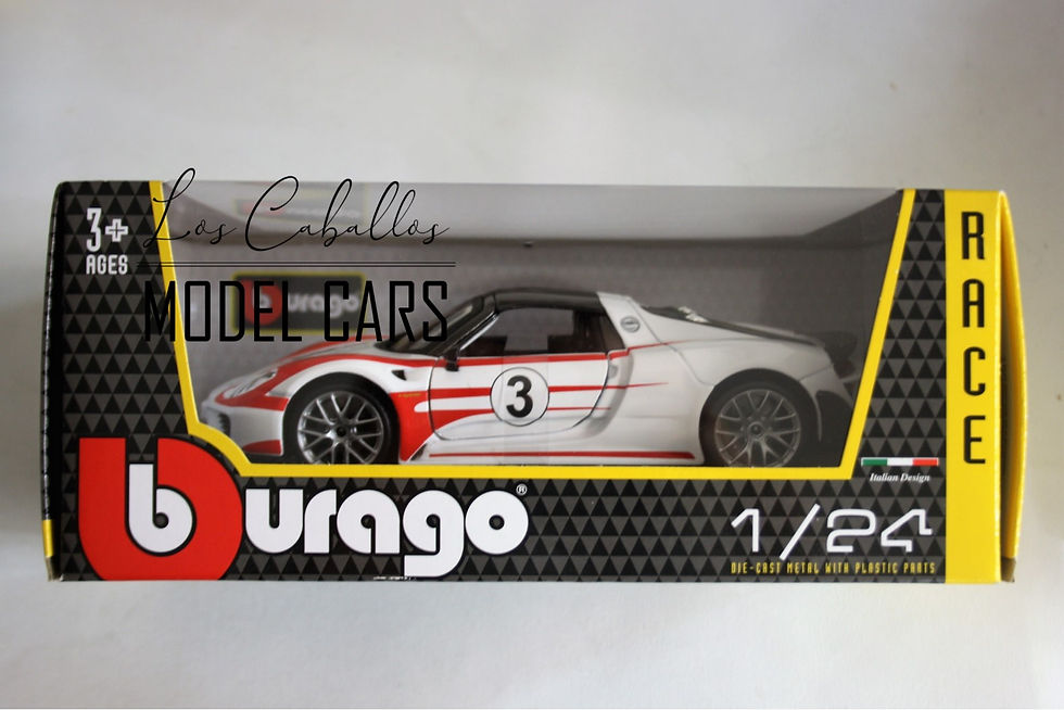 Miniatura: Porsche 918 Weissach (Burago) 1/24