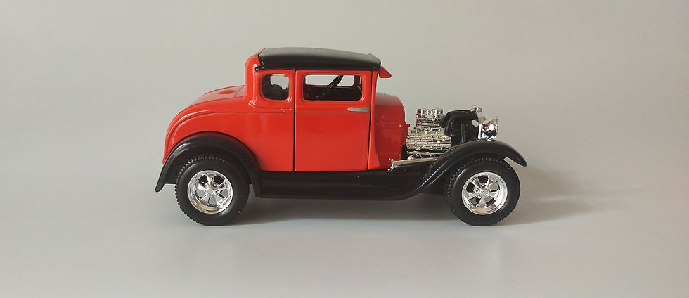 Miniatura: Ford Model A 1929 (Maisto) Rojo 1/24