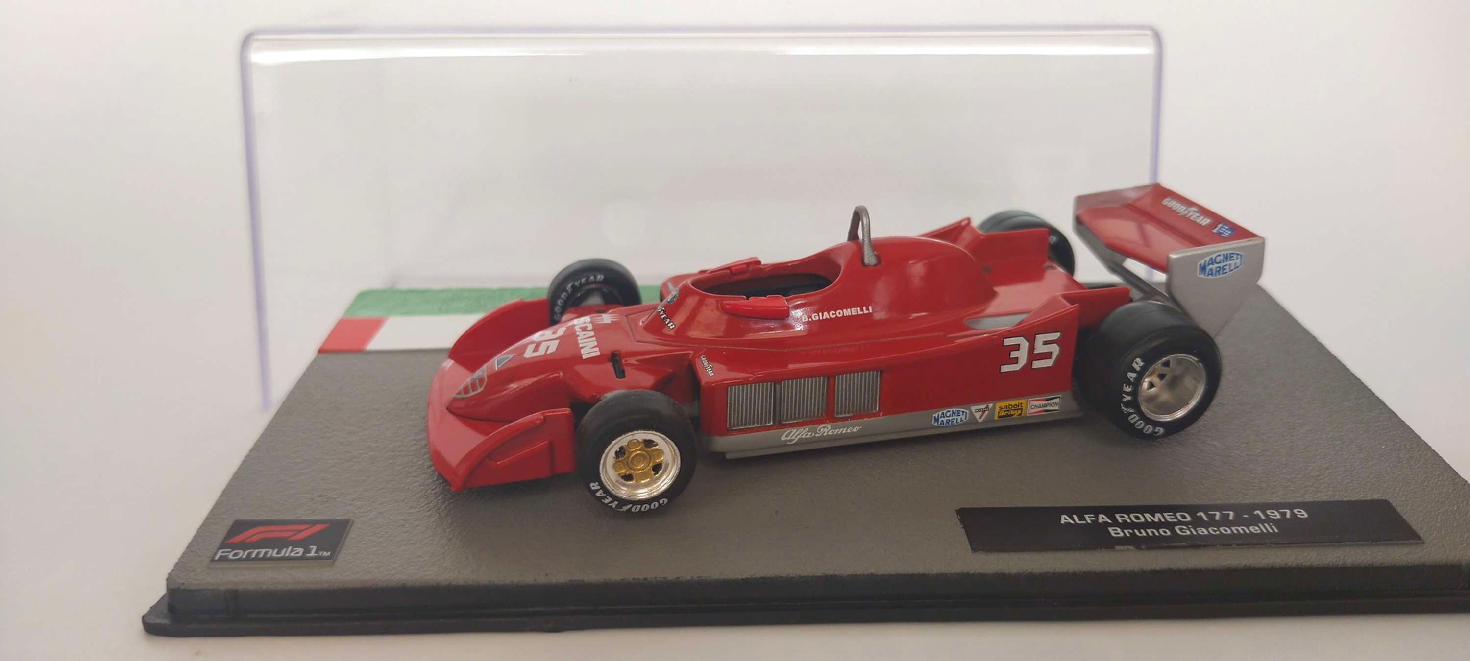 Fórmula 1 Alfa Romeo 177 1979 Bruno Giacomelli (Atlas) 1/43