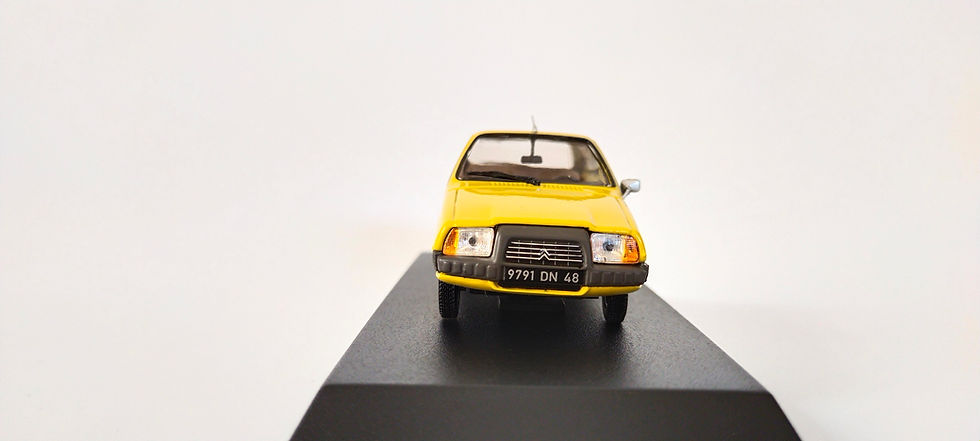 Miniatura: Citroën Visa Club 1979 (Norev) Amarillo 1/43
