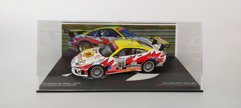 Miniatura: Porsche 911 GT3 RS 2003 24h Le Mans 71 Circuit La Sarthe Maassen (Atlas) 1/43
