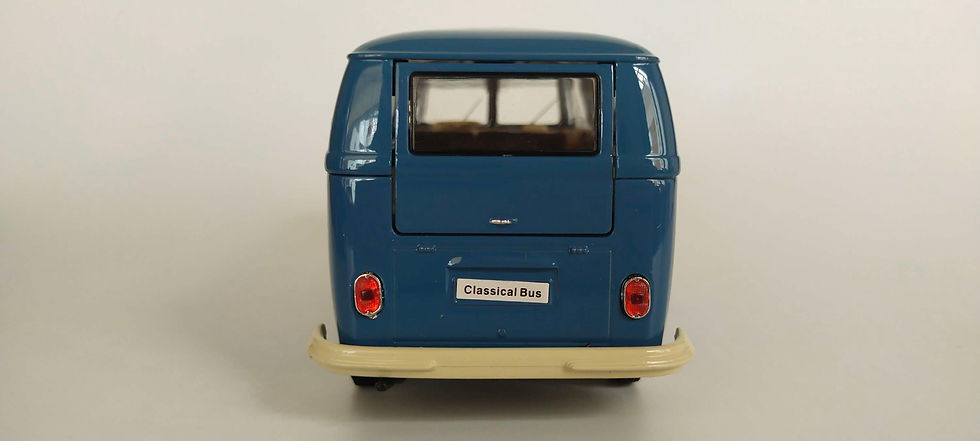Miniatura: Volkswagen T1 Bus 1963 (Welly) Azul 1/24