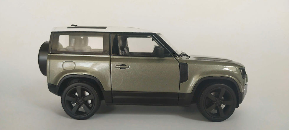 Miniatura: Land Rover Defender 2020 (Welly) Verde 1/24