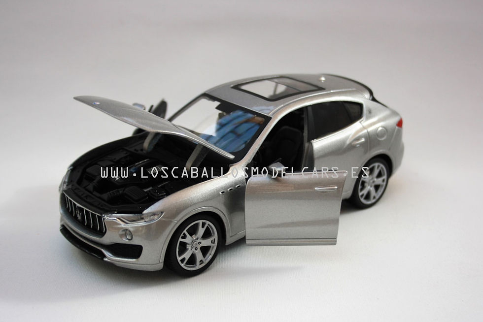 Miniatura: Maserati Levante (Burago) Plata 1/24