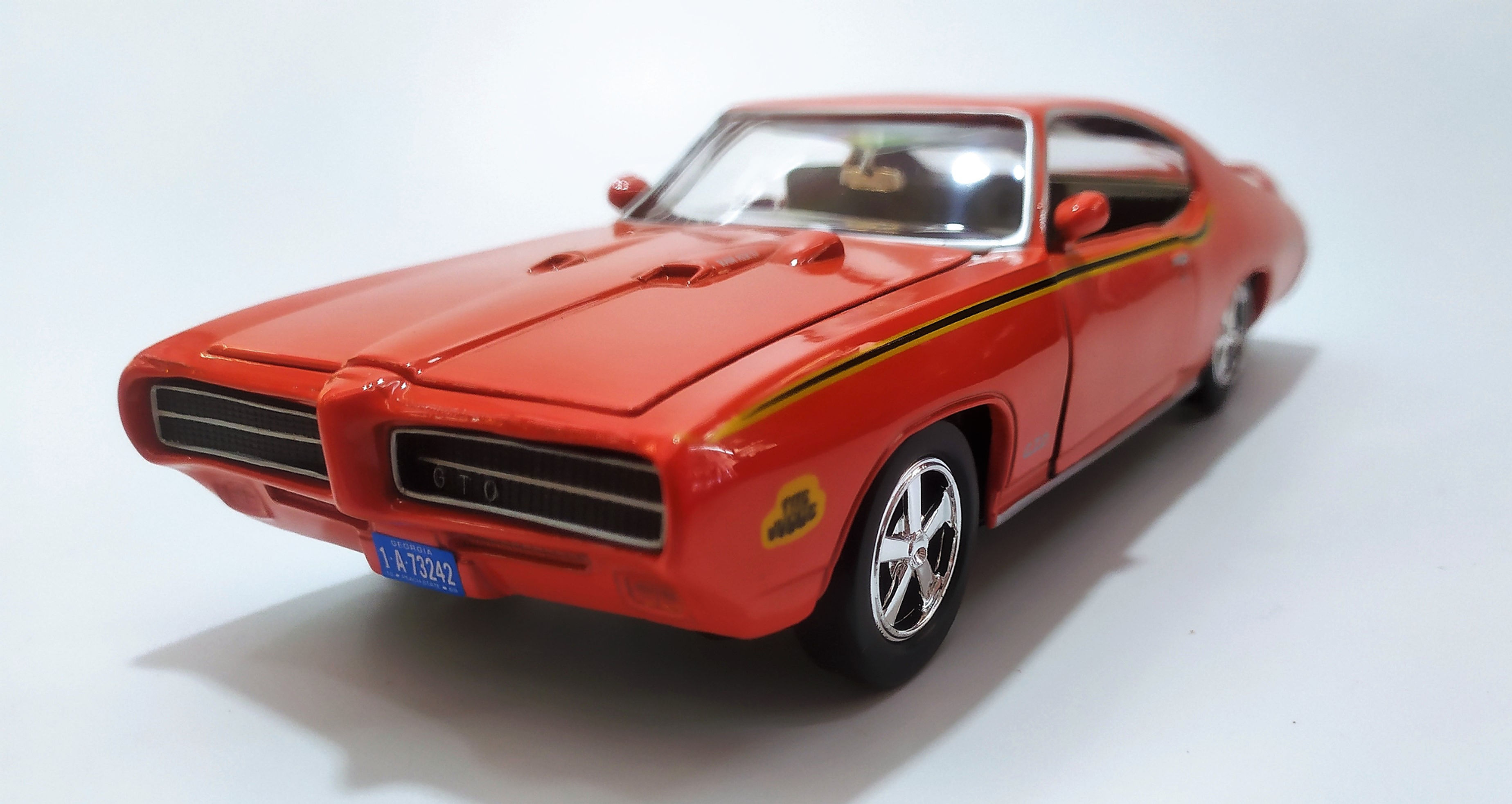 Pontiac Gto Judge 1969 (Motor Max) Naranja 1/24