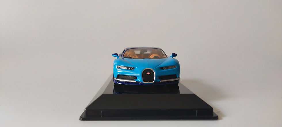 Miniatura: Bugatti Chiron 2016 (Atlas) Azul 1/43