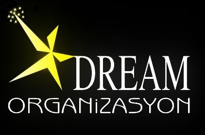 Dream Organizasyon logo, star image shining, black background, Dream Organizasyon text, Tavsiye Benden