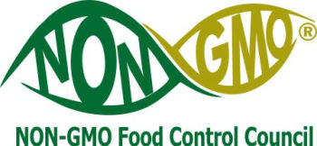 NON-GMO logo, NON-GMO Food Control Council'un gıda etiketlemesi hakkında bilgi.