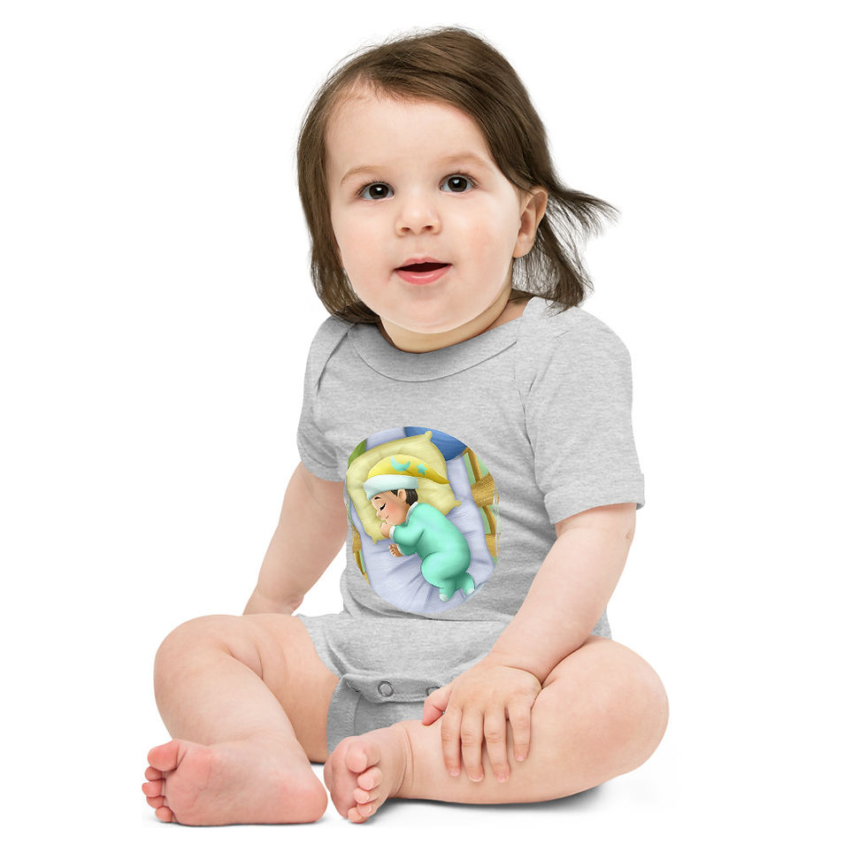 Thumbnail: Nap Time Baby short sleeve one piece