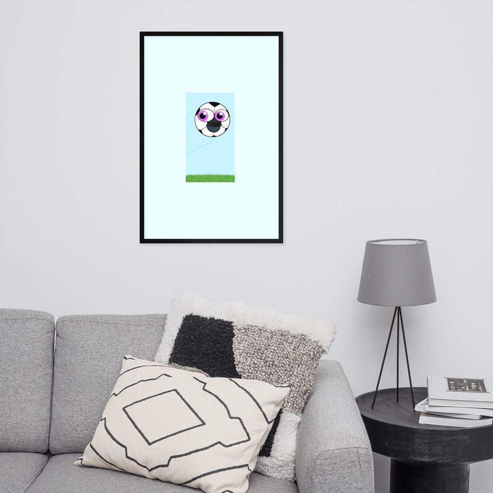 Thumbnail: Lulu Framed matte paper poster