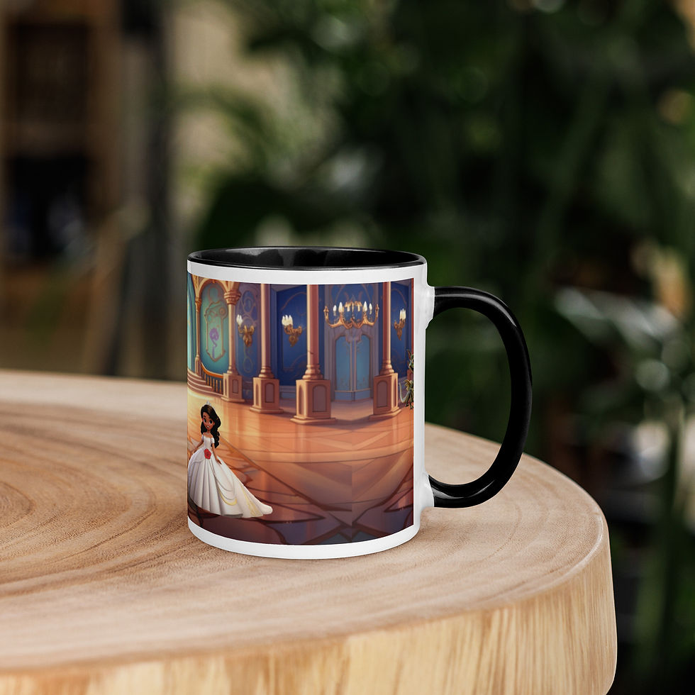 Thumbnail: The Cowboy and the Quinceañera Mug with Color Inside