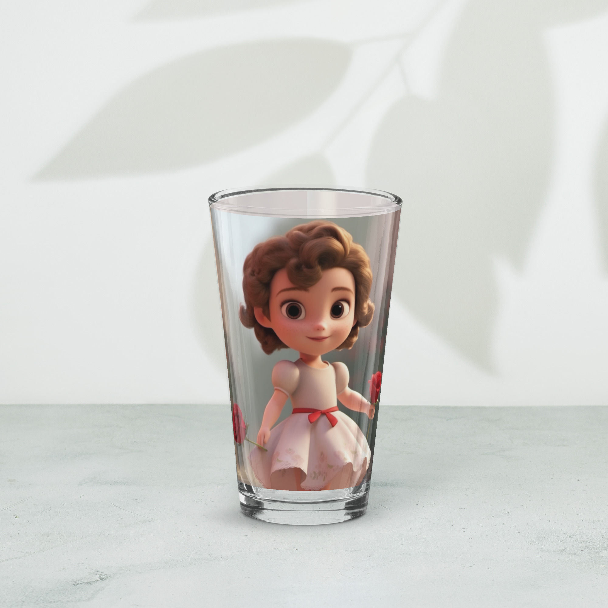 Camila Rose Shaker pint glass