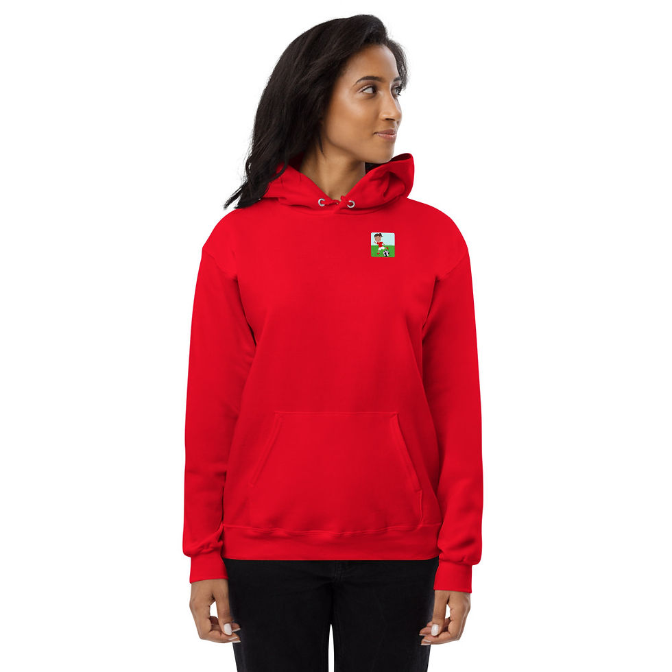 Thumbnail: Soccer Sisters Unisex fleece hoodie
