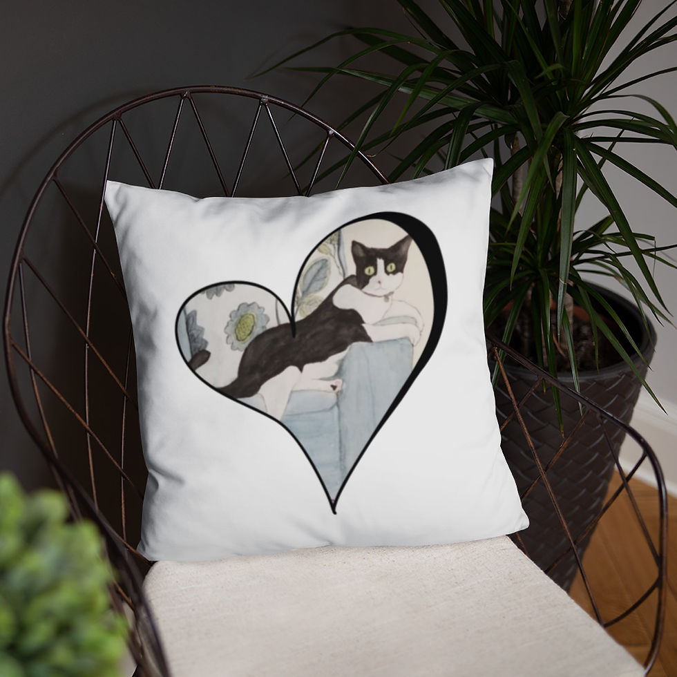 Thumbnail: Master Mittens Heart Basic Pillow