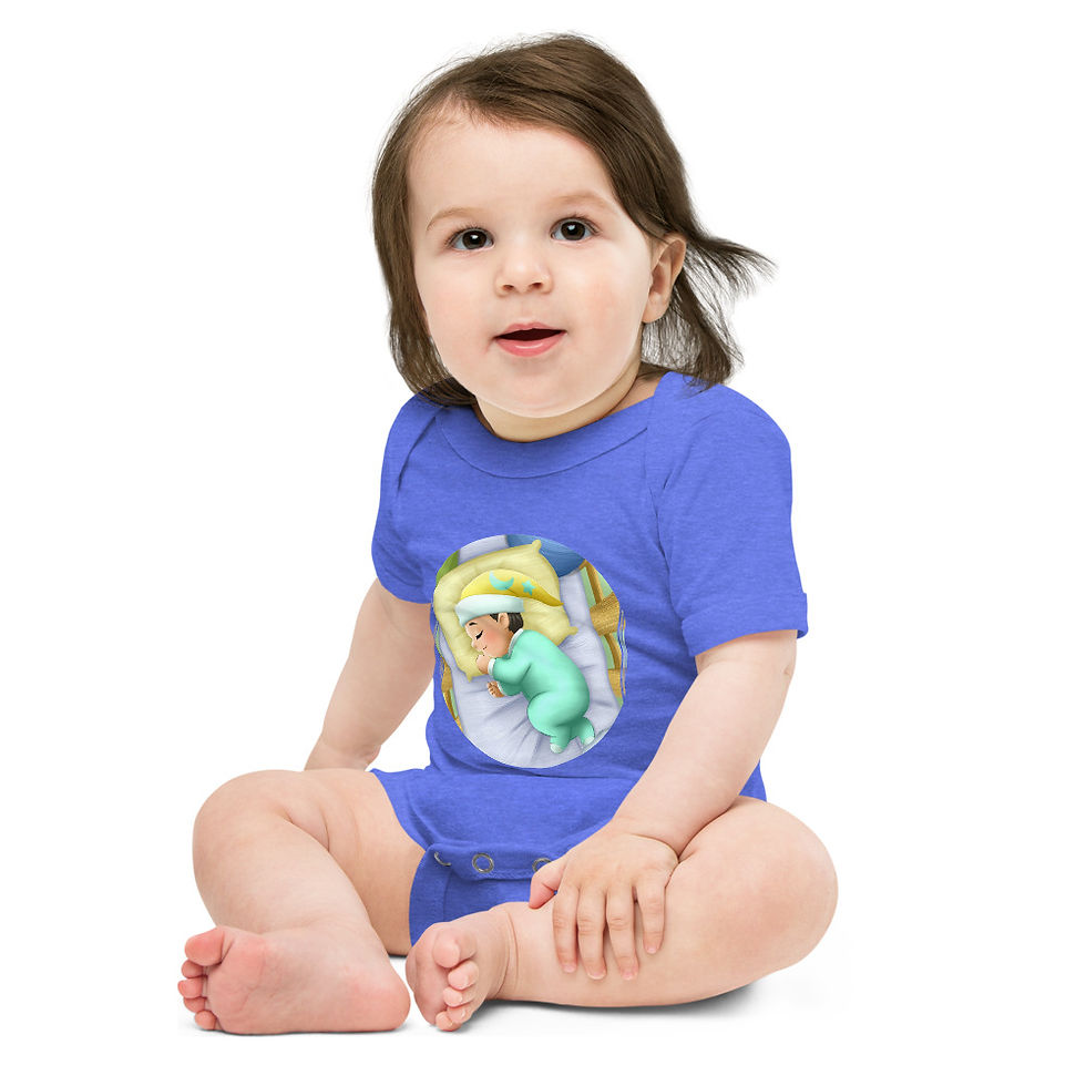 Thumbnail: Nap Time Baby short sleeve one piece