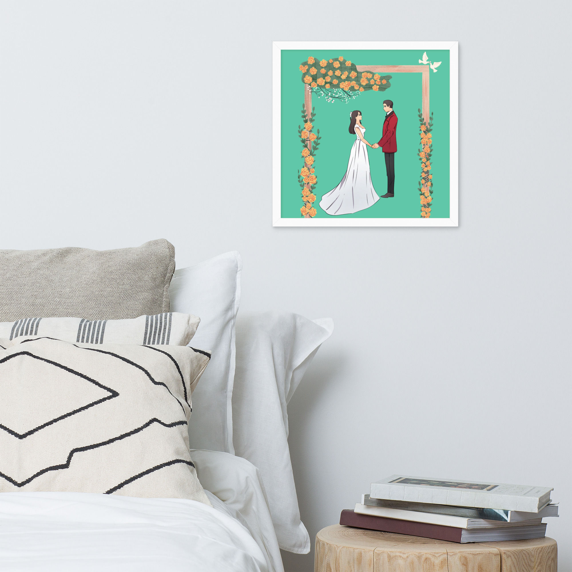 Mr. and Mrs. Framed poster