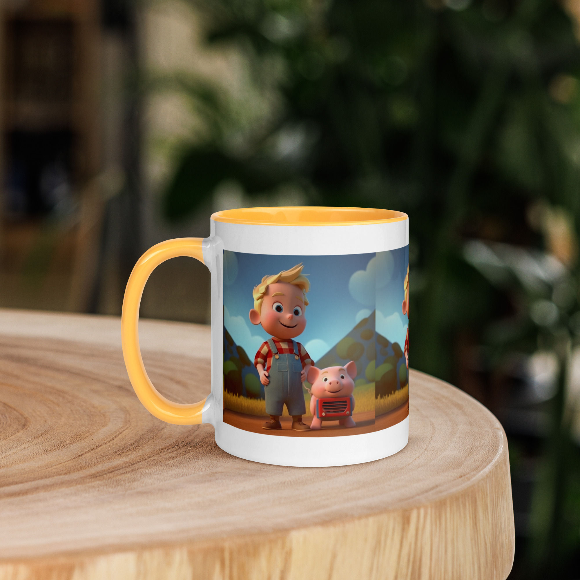 Harry and Hammy Mug with Color Inside