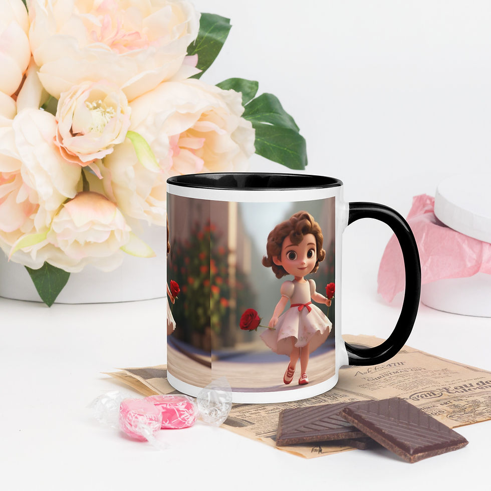 Thumbnail: Camila Rose Mug with Color Inside