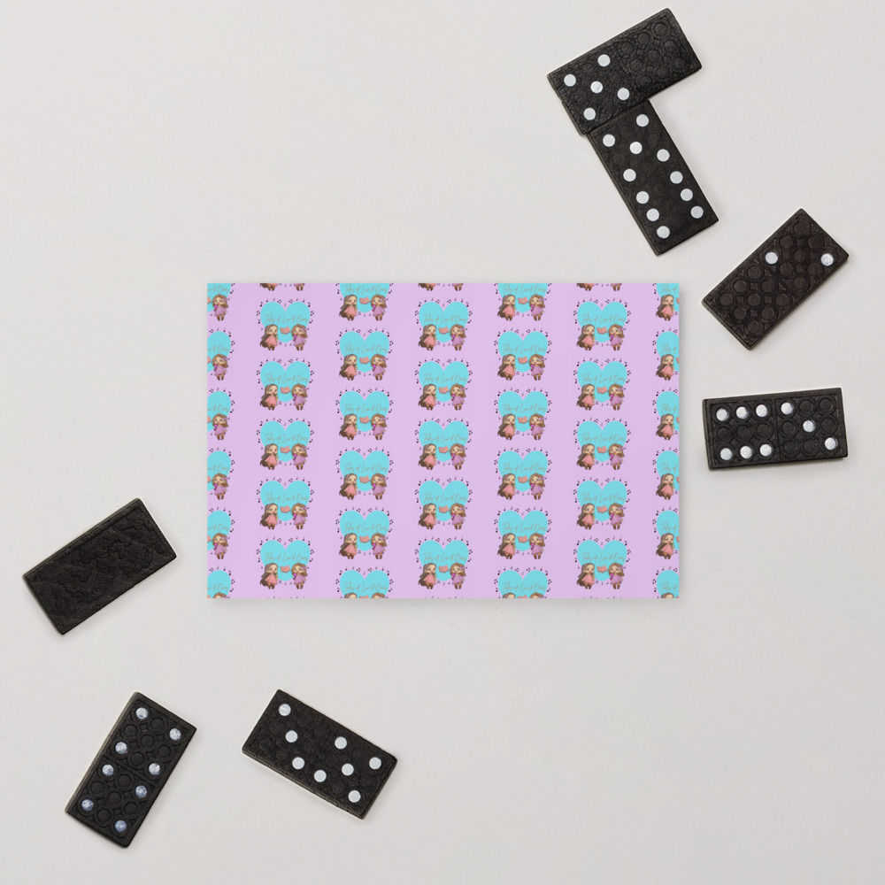 Tales of Luv'd Ones Characters Patterns Standard Postcard