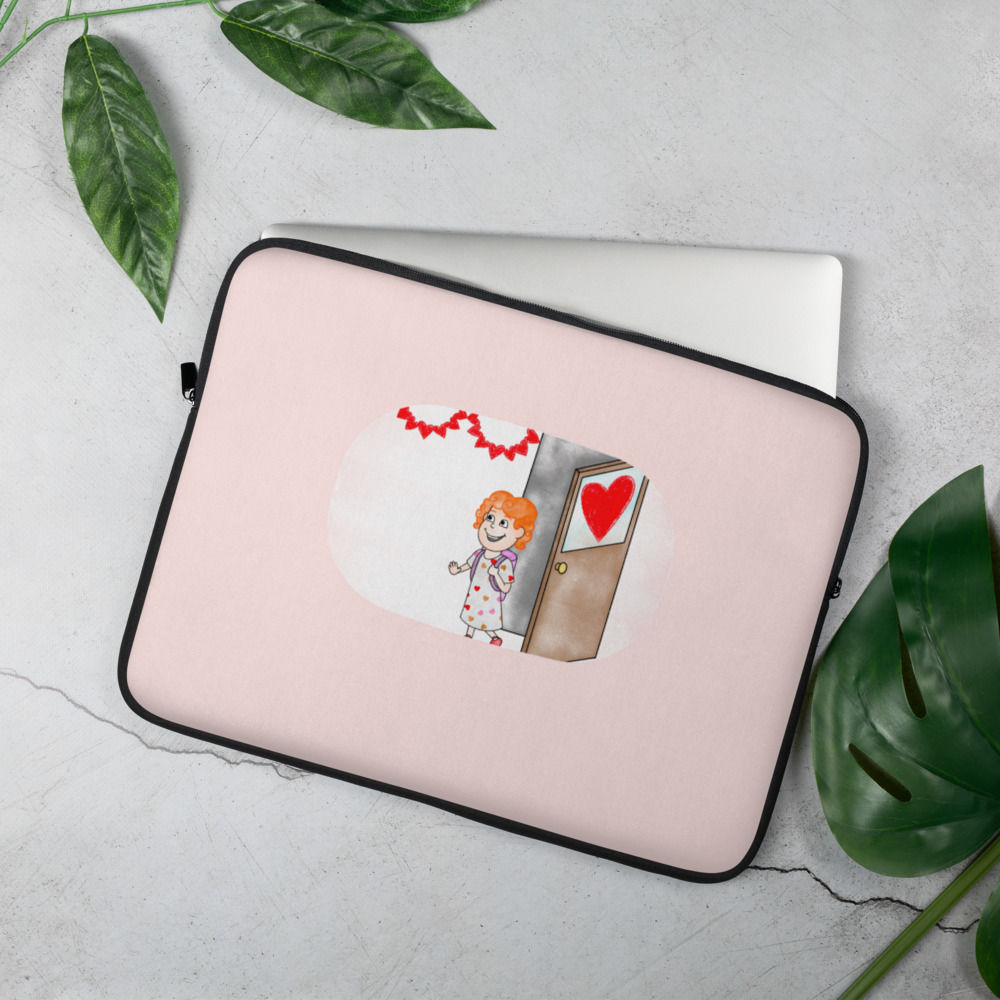 Val's First Valentine's Day Laptop Sleeve