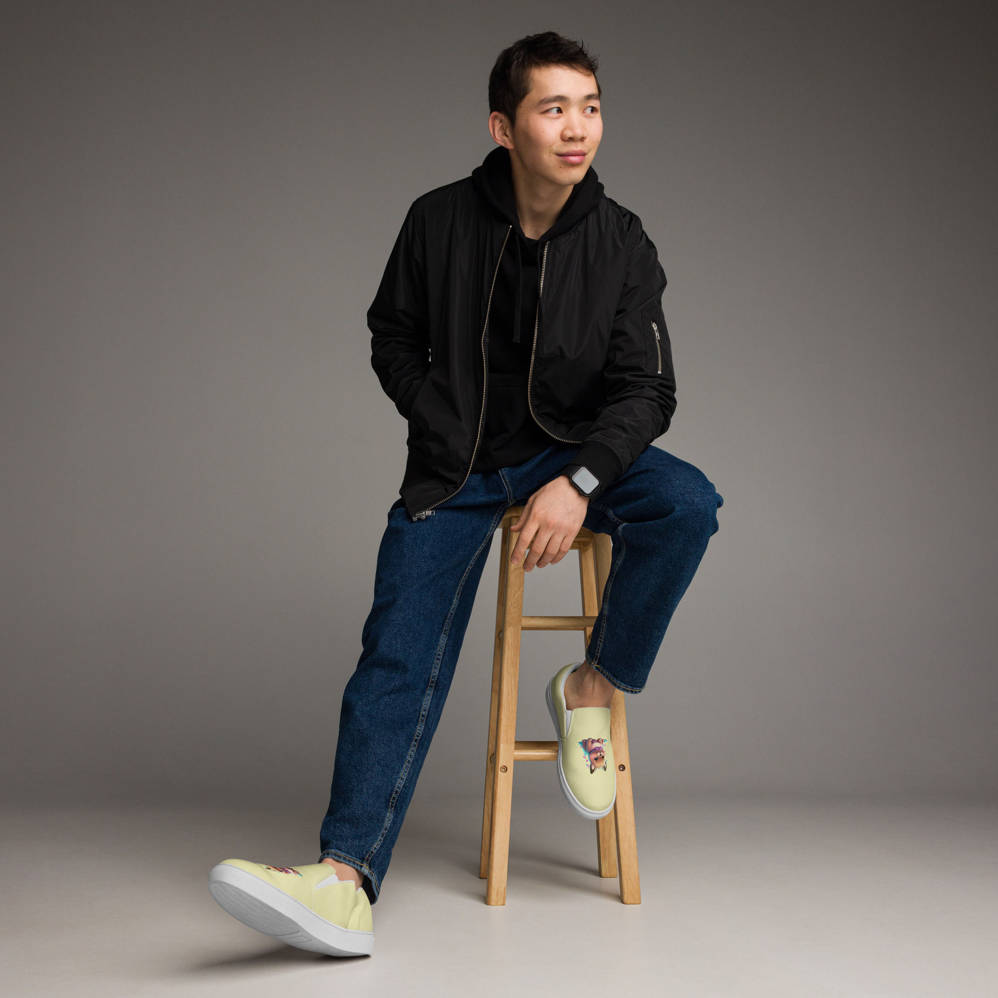 Bunny Men’s Slip-on Shoes