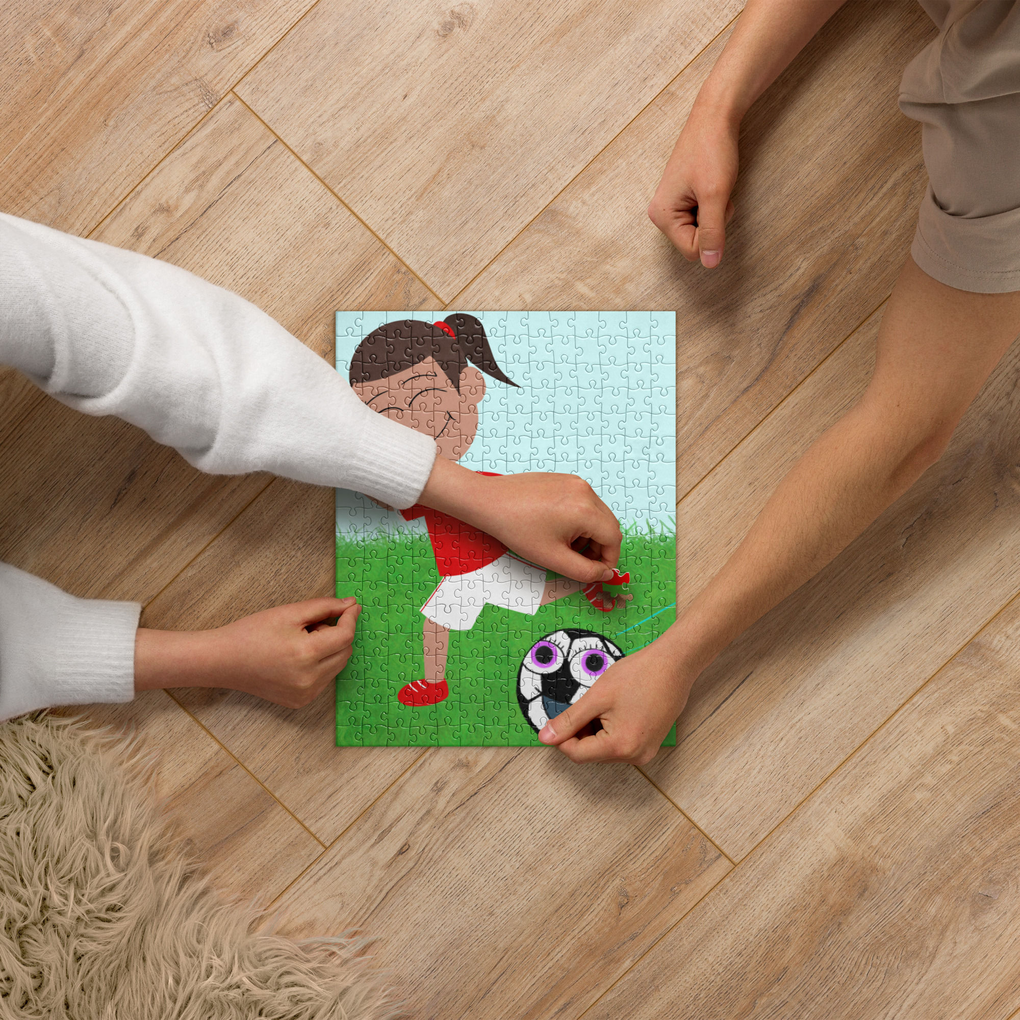Soccer Sisters Jigsaw puzzle