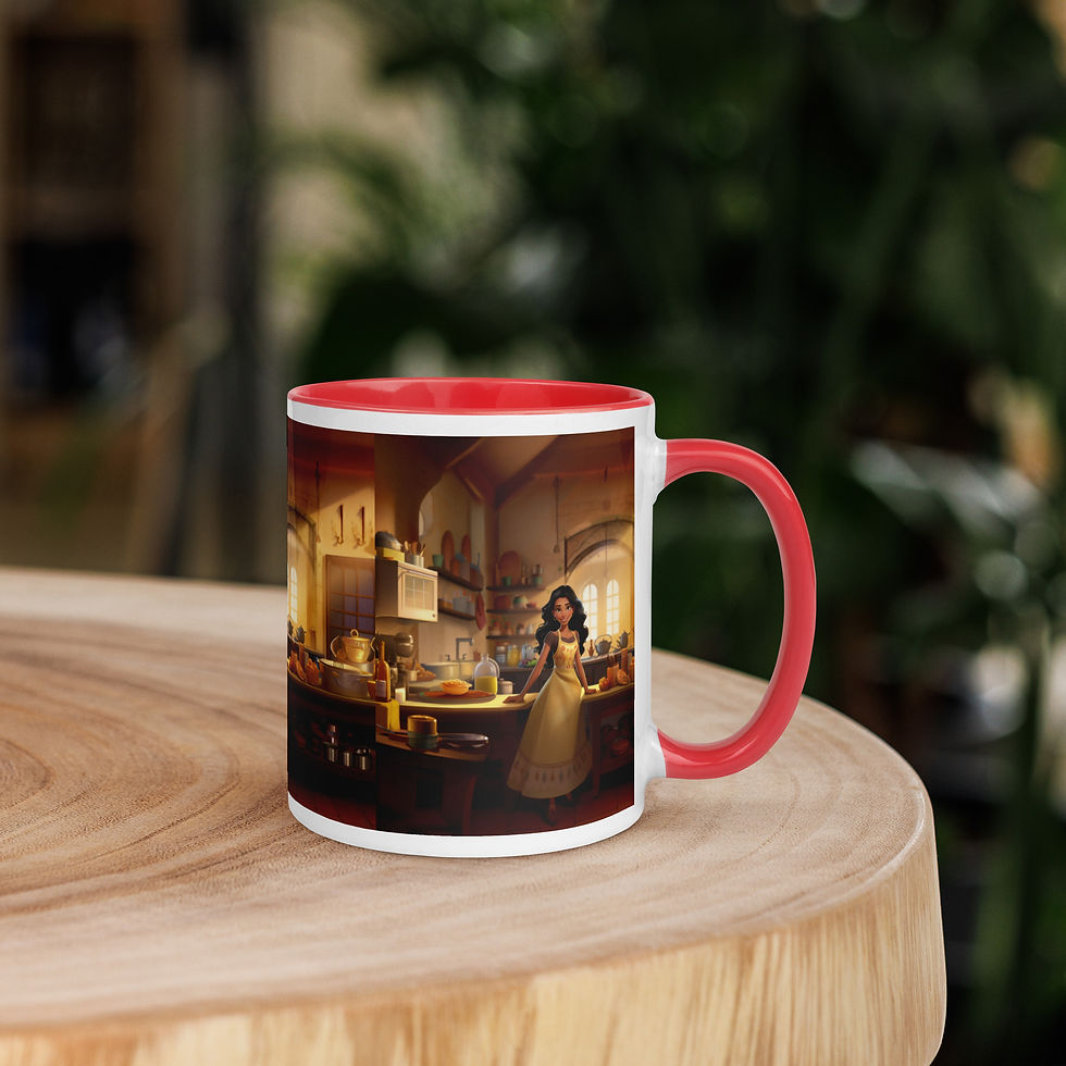Thumbnail: Elvi's Eats Mug with Color Inside