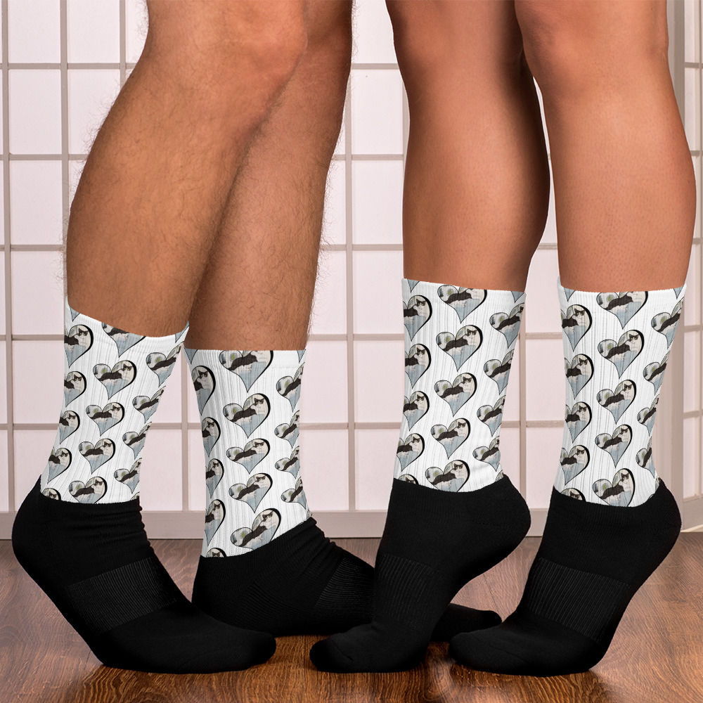 Master Mittens Heart Socks