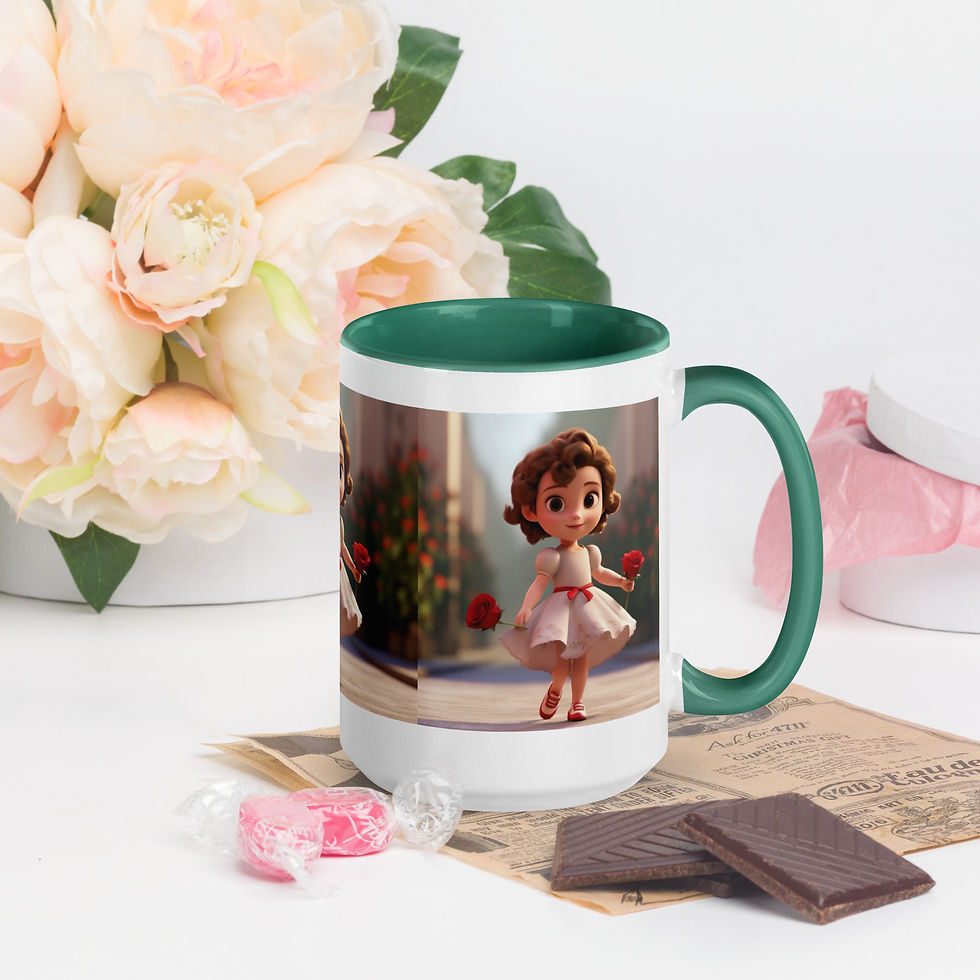 Thumbnail: Camila Rose Mug with Color Inside
