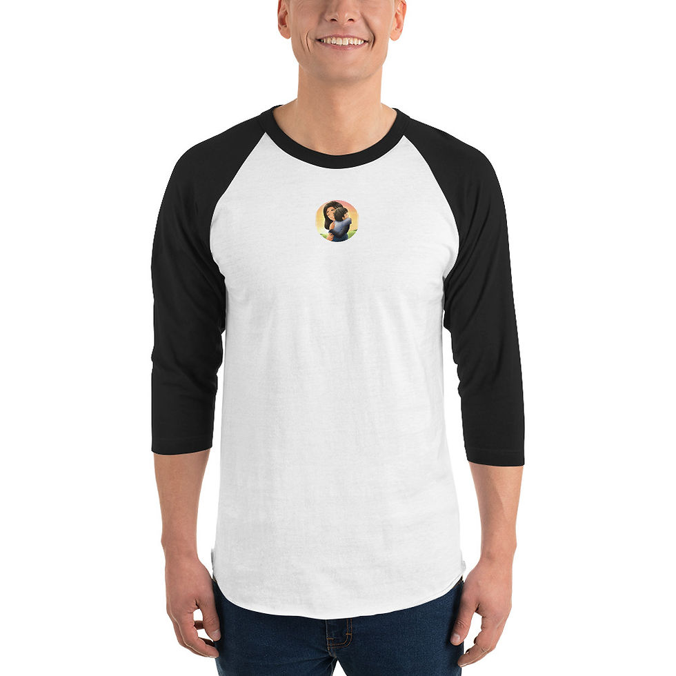 Thumbnail: Hugs 3/4 sleeve raglan shirt
